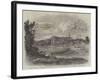 Niagara Falls Village, the Rapids Above the American Falls-George Henry Andrews-Framed Giclee Print