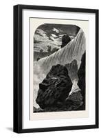 Niagara Falls, Western Side, USA, 1870s-null-Framed Giclee Print