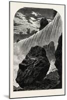 Niagara Falls, Western Side, USA, 1870s-null-Mounted Giclee Print