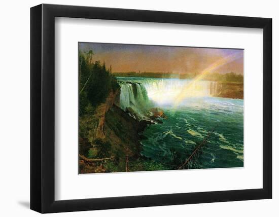 Niagara Falls-Albert Bierstadt-Framed Art Print