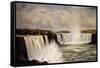 Niagara Falls-John Wilson-Framed Stretched Canvas