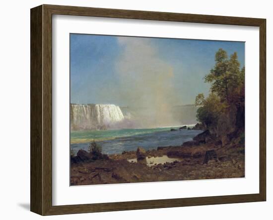 Niagara Falls-Albert Bierstadt-Framed Giclee Print