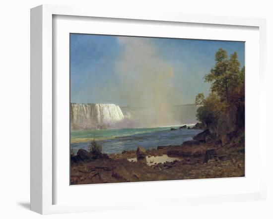 Niagara Falls-Albert Bierstadt-Framed Giclee Print