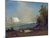 Niagara Falls-Albert Bierstadt-Mounted Giclee Print
