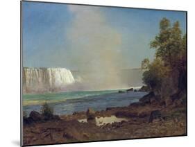 Niagara Falls-Albert Bierstadt-Mounted Giclee Print