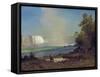 Niagara Falls-Albert Bierstadt-Framed Stretched Canvas