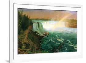 Niagara Falls-Albert Bierstadt-Framed Premium Giclee Print