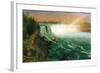 Niagara Falls-Albert Bierstadt-Framed Art Print