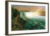 Niagara Falls-Albert Bierstadt-Framed Art Print