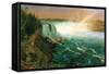 Niagara Falls-Albert Bierstadt-Framed Stretched Canvas