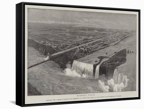 Niagara Falls-null-Framed Stretched Canvas