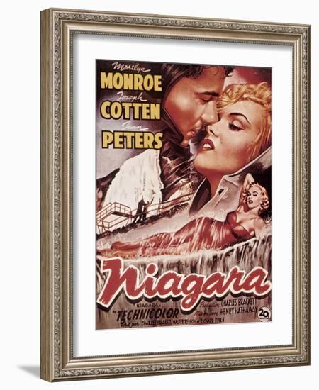 Niagara, Marilyn Monroe, 1953-null-Framed Art Print