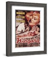 Niagara, Marilyn Monroe, 1953-null-Framed Art Print