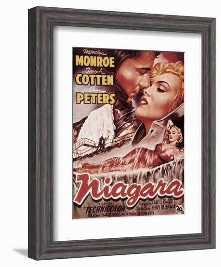 Niagara, Marilyn Monroe, 1953-null-Framed Art Print