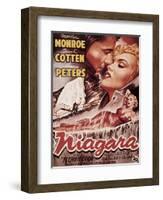 Niagara, Marilyn Monroe, 1953-null-Framed Art Print