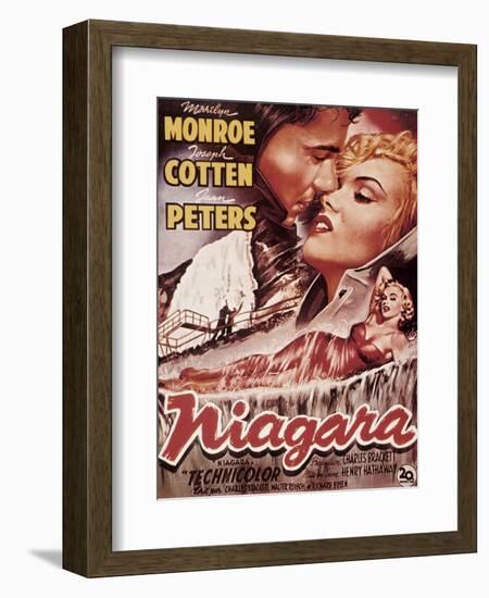 Niagara, Marilyn Monroe, 1953-null-Framed Art Print