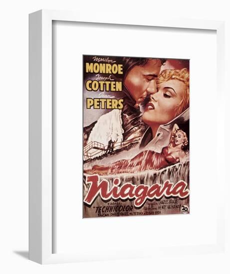 Niagara, Marilyn Monroe, 1953-null-Framed Art Print