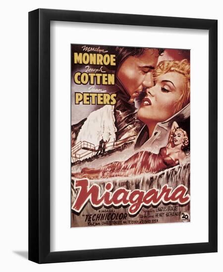 Niagara, Marilyn Monroe, 1953-null-Framed Art Print