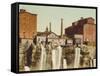 Niagara, Mills on American Shore-null-Framed Stretched Canvas