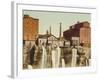 Niagara, Mills on American Shore-null-Framed Photo