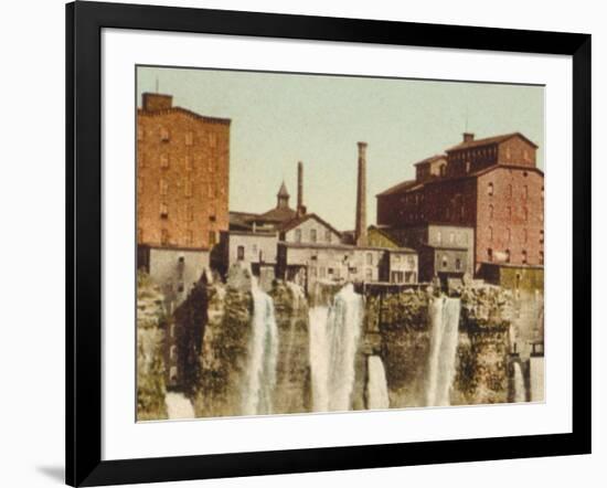 Niagara, Mills on American Shore-null-Framed Photo