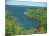 Niagara River Flowing Between Lakes Erie and Ontario from Queenstown Heights, Ontario, Canada-Robert Francis-Mounted Photographic Print