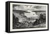 Niagara River, from Queenston Heights, Canada, Nineteenth Century-null-Framed Stretched Canvas