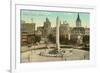 Niagara Square, Buffalo, New York-null-Framed Premium Giclee Print