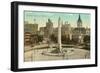 Niagara Square, Buffalo, New York-null-Framed Art Print