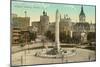 Niagara Square, Buffalo, New York-null-Mounted Art Print