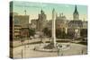 Niagara Square, Buffalo, New York-null-Stretched Canvas