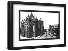 Niagara Street, Buffalo, New York-William Henry Jackson-Framed Photo