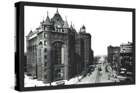 Niagara Street, Buffalo, New York-William Henry Jackson-Stretched Canvas