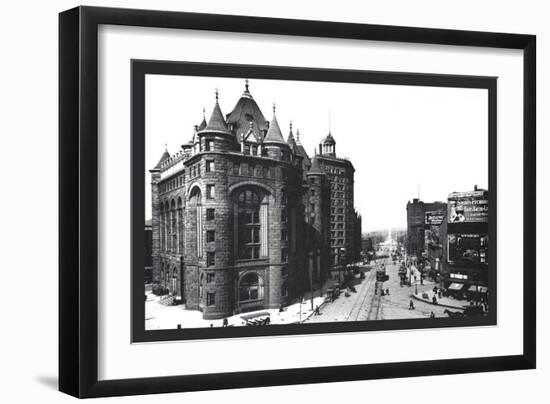 Niagara Street, Buffalo, New York-William Henry Jackson-Framed Art Print