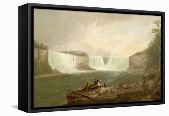 Niagara: the American Falls, C.1821-Alvan Fisher-Framed Stretched Canvas