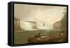 Niagara: the American Falls, C.1821-Alvan Fisher-Framed Stretched Canvas