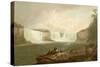 Niagara: the American Falls, C.1821-Alvan Fisher-Stretched Canvas