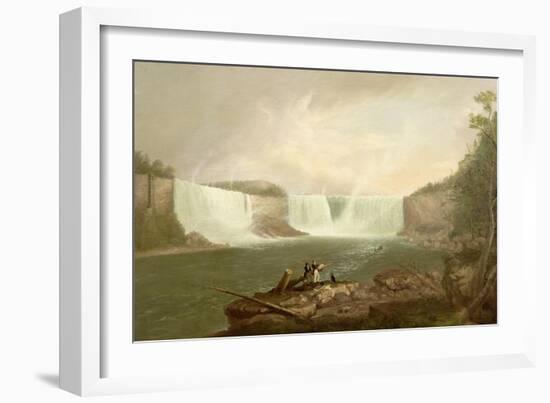 Niagara: the American Falls, C.1821-Alvan Fisher-Framed Giclee Print