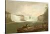 Niagara: the American Falls, C.1821-Alvan Fisher-Stretched Canvas