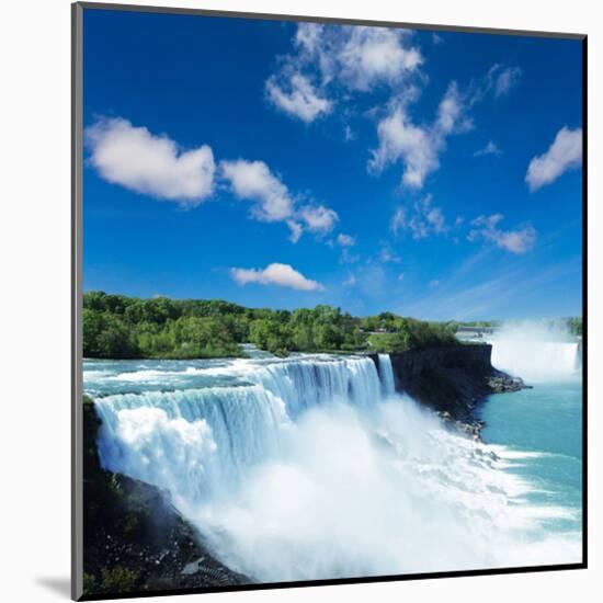 Niagara waterfall-null-Mounted Art Print