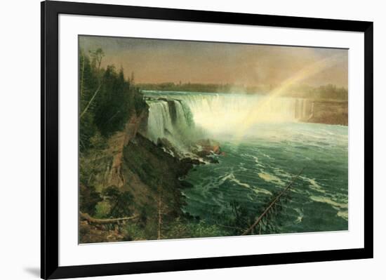 Niagara-Albert Bierstadt-Framed Premium Giclee Print