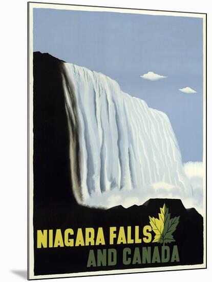 Niagarafallsandcanada-null-Mounted Giclee Print
