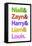 Niall Zayn Harry Liam and Louis Music Poster-null-Framed Stretched Canvas