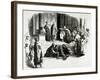 Nibelungenlied. Kriemhild Requiring the Proof of the Coffin.. Germany-Adolf Closs-Framed Giclee Print