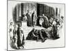 Nibelungenlied. Kriemhild Requiring the Proof of the Coffin.. Germany-Adolf Closs-Mounted Giclee Print