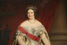 Portrait of the Grand Duchess Anna Pavlovna, 1849-Nicaise De Keyser-Framed Stretched Canvas
