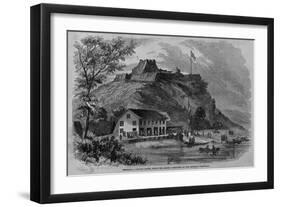 Nicaragua.-- Castillo Castle, below the Rapids.-- Detention of the Orizaba's Passengers.-null-Framed Giclee Print