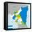 Nicaragua Map-tony4urban-Framed Stretched Canvas