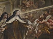 St Teresa Receiving the Eucharist-Niccolo Bambini-Stretched Canvas