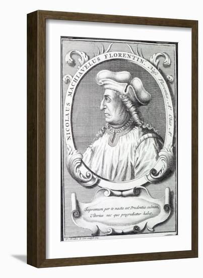 Niccolo Machiavelli, 1724-Francois Morellon la Cave-Framed Giclee Print